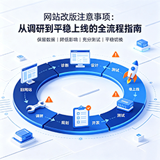 广汉建站-网站改版注意事项：从调研到平稳上线的全流程指南