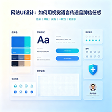 德阳建站-网站UI设计：如何用视觉语言传递品牌信任感